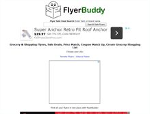 Tablet Screenshot of flyerbuddy.com